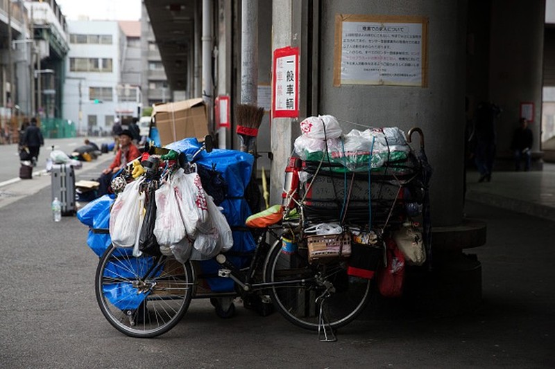 Gelandangan di Jepang