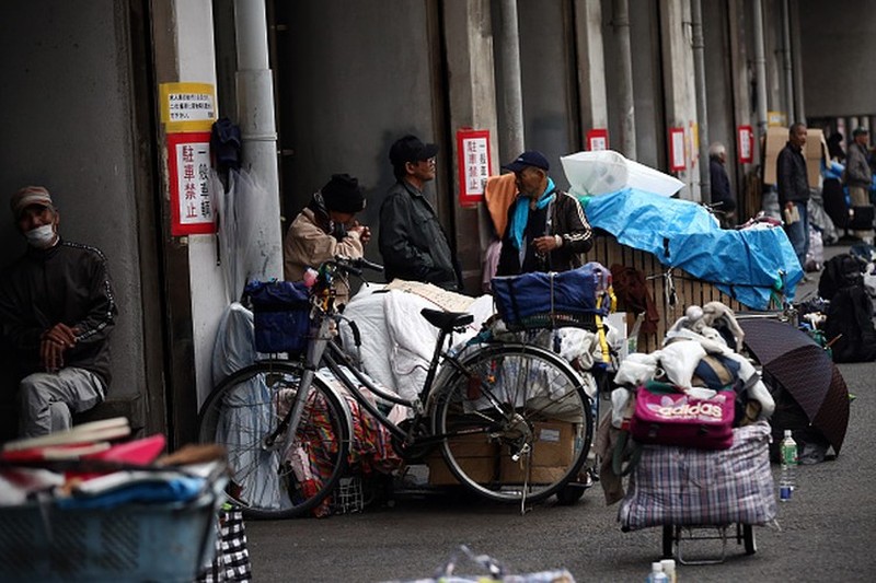 Gelandangan di Jepang