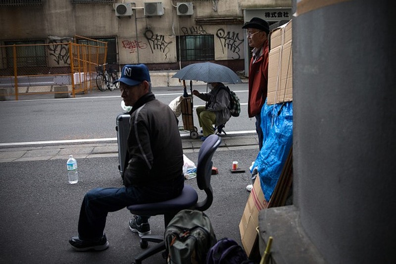 Gelandangan di Jepang