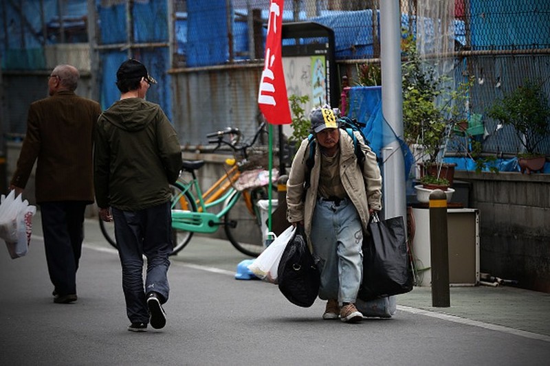 Gelandangan di Jepang