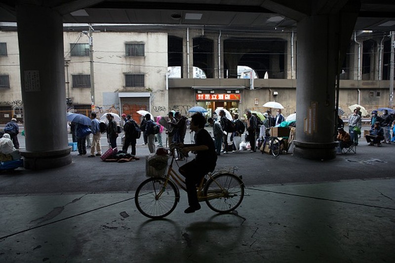 Gelandangan di Jepang
