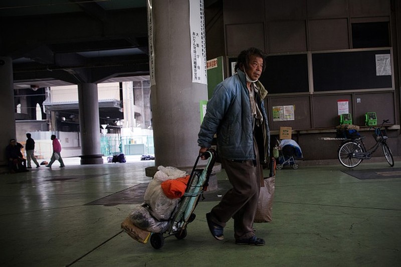 Gelandangan di Jepang