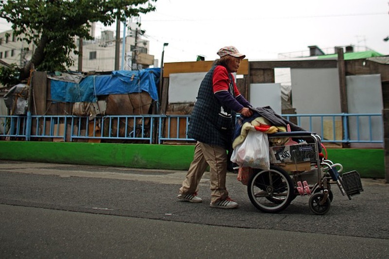 Gelandangan di Jepang