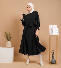 ootd mini dress hijab