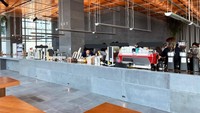 HYBE Labels yang merupakan agensi BTS juga memiliki kantin keren. Tampilan kantinnya benar-benar seperti restoran mewah dan modern. Foto: site news