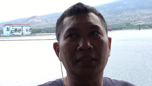 Ketua IMI NTB dr. Lalu Herman Mahaputra di Pelabuhan Kayangan Lombok Timur, NTB, Senin (27/6/2022).