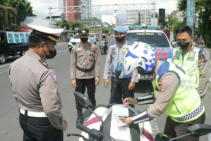 Operasi Patuh Samrat 2022 yang digelar Polda Sulut.