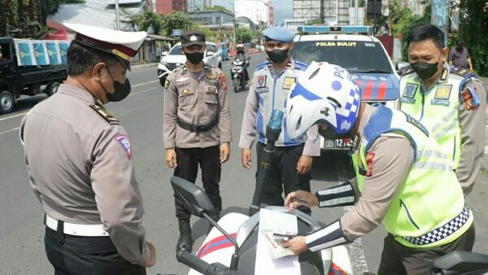 Operasi Patuh Samrat 2022 yang digelar Polda Sulut.