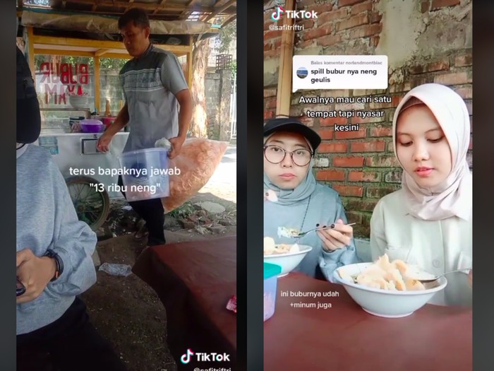 Pedagang Ini Jual Bubur Ayam Seporsi Rp 6 Ribu