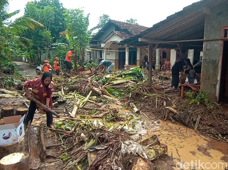 Penampakan Puluhan Rumah di Margoyoso Pati Rusak gegara Banjir Bandang