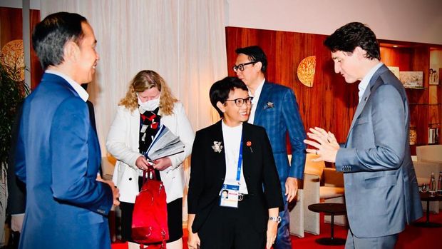 Presiden Jokowi berkomitmen tinggi untuk terus meningkatkan kerja sama Indonesia-Kanada ke depan.
