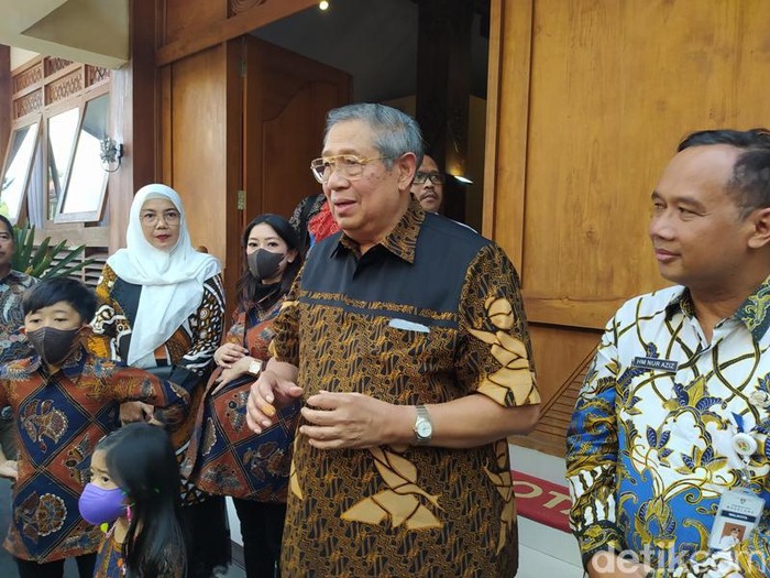 Susilo Bambang Yudhoyono di rumah dinas Walkot Magelang, Selasa (28/6/2022).