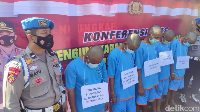 5 anggota geng motor yang bacok remaja di Cianjur ditangkap.