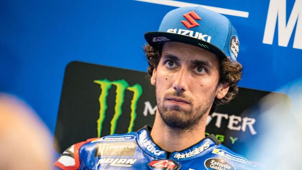 ASSEN, NETHERLANDS - JUNE 24: Alex Rins of Spain and Team SUZUKI ECSTAR looks during the free practice of the MotoGP Motul TT Assen at TT Circuit Assen on June 24, 2022 in Assen, Netherlands. (Photo by Steve Wobser/Getty Images)