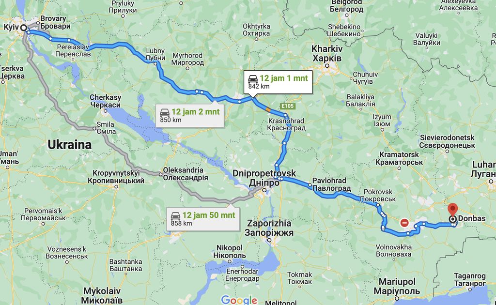 Google Maps Kyiv