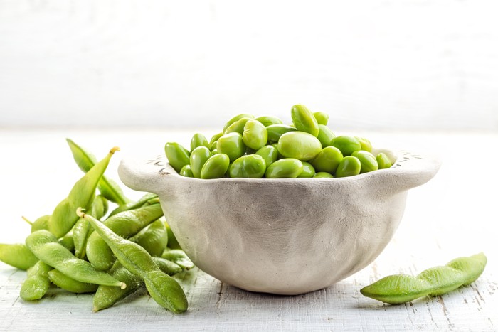 Ilustrasi edamame Ilustrasi edamame