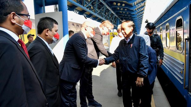 Jokowi Tiba di Ukraina