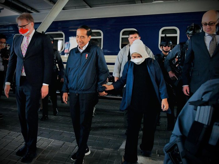 Jokowi Tiba di Ukraina