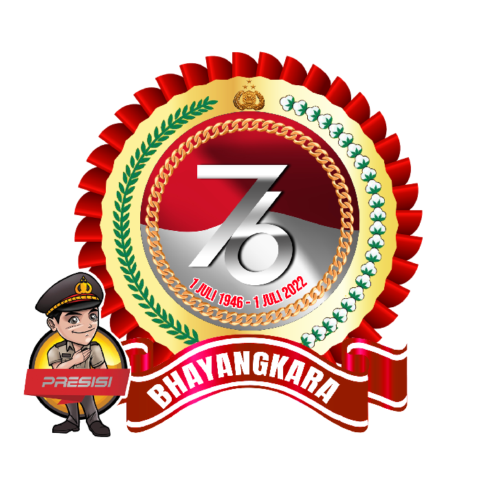 Logo HUT Bhayangkara ke 76 sudah diterbitkan oleh Polri. HUT Bhayangkara adalah hari ulang tahun Kepolisian Negara Republik Indonesia (Polri).