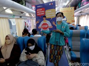 Melihat Aksi Pencegahan Pelecehan Seksual di Stasiun Pasar senen