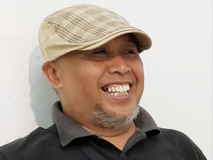 Pelukis asal Bandung, Andi Sopiandi.