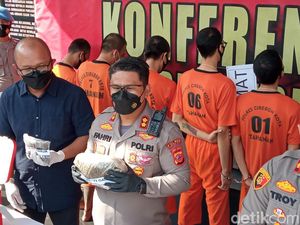 Polisi Bekuk 7 Pengedar Narkoba di Cirebon