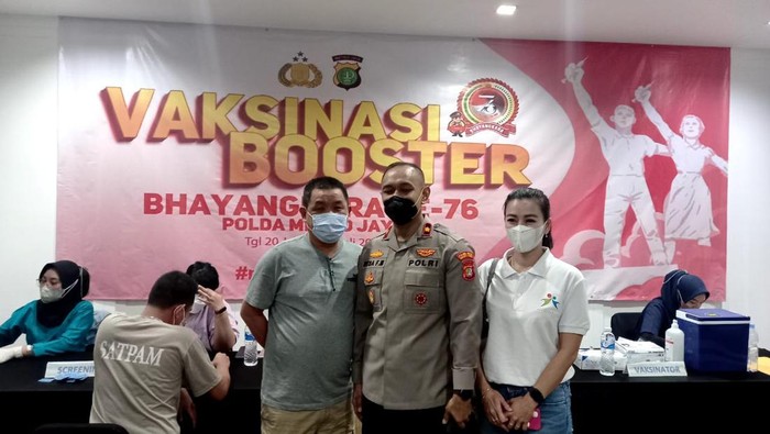 Polsek Senen gelar vaksin booster