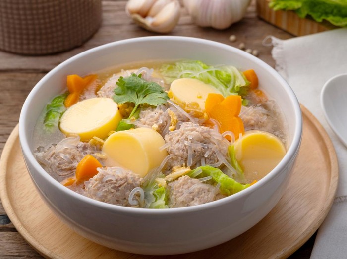 Resep Sop Bola Daging dan Tofu