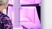 Pod akan ditata dalam dua baris dan tiap barisnya tersusun tiga tempat tidur. Kemudian tempat tidur disusun dalam konfigurasi berbetuk V yang menghadap ke luar.