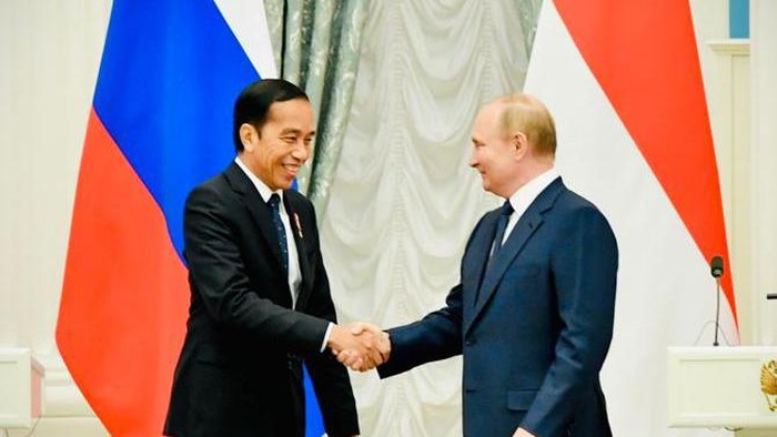 Jokowi bertemu Putin di Kremlin