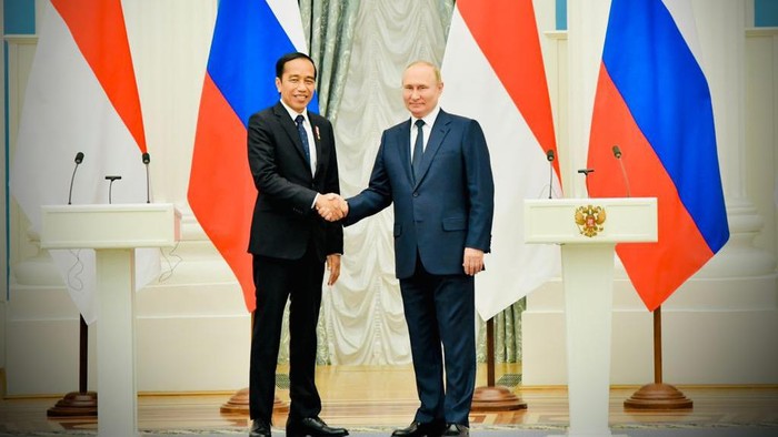Jokowi bertemu Putin di Kremlin