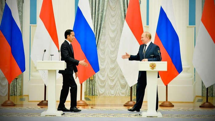 Jokowi bertemu Putin di Kremlin