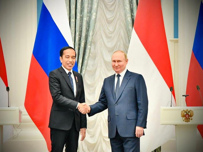Jokowi bertemu Putin di Kremlin