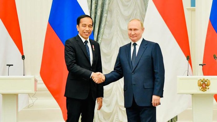 Jokowi bertemu Putin di Kremlin