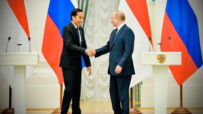 Jokowi bertemu Putin di Kremlin