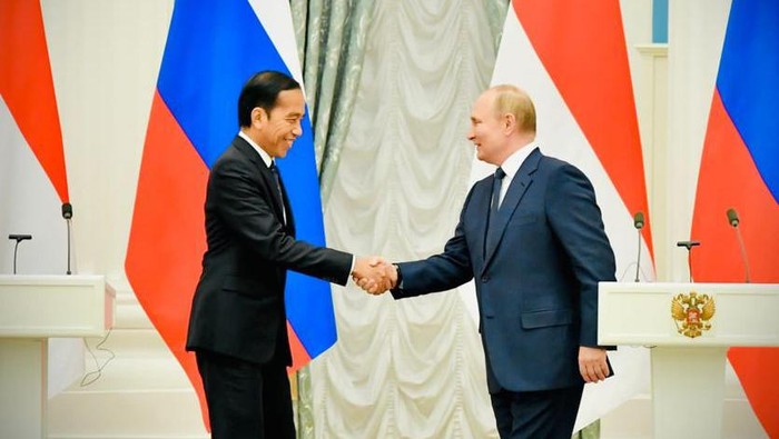 Jokowi bertemu Putin di Kremlin Jokowi bertemu Putin di Kremlin