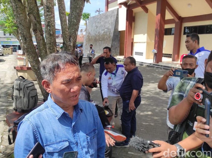 Ketua Badan Pemenangan Pemilu (Bappilu) Partai Demokrat Andi Arief saat memberikan keterangan, Kamis (30/6/2022).