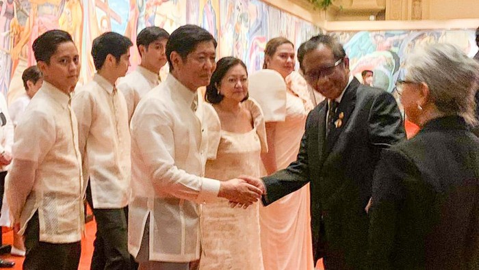 Mahfud Md dan Presiden Filipina Marcos Jr
