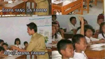 Bocil mana faham? Kalimat andalan buat twitwar di Twitterland. Foto: (Twitter)