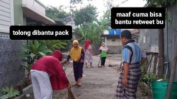 Nah, ini nih kebiasaan bantu retweet doang. Foto: (Twitter)