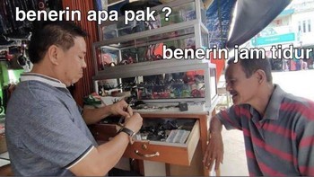 Ini banyak yang suka begadang ya sampai ada meme soal jam tidur. Foto: (Twitter)