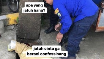 Lanjut edisi galau soal jatuh cinta. Foto: (Twitter)