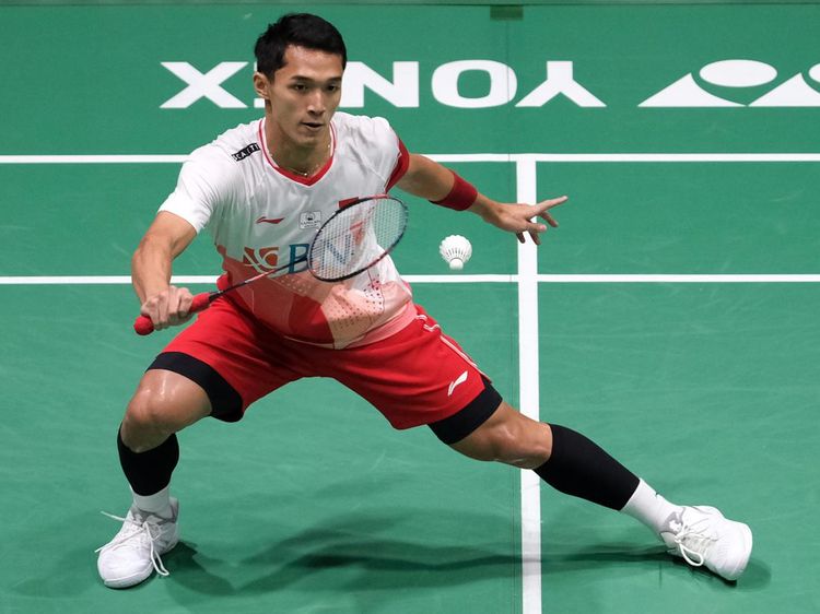 Momen Jonatan Christie Hajar Kenta Nishimoto