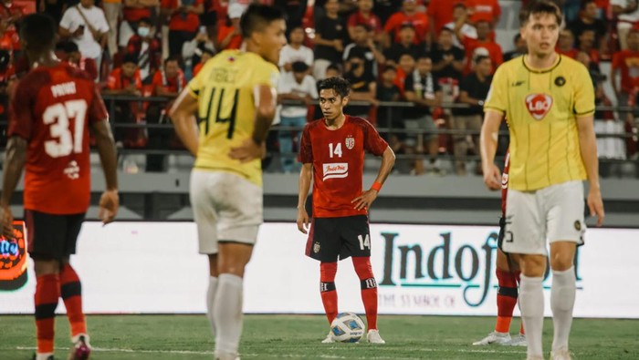 Pertandingan Bali United Vs Kaya FC di laga terakhir fase grup AFC Cup 2022