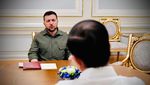 Pertemuan Empat Mata Jokowi dan Zelensky di Meja Bundar Istana Maryinsky
