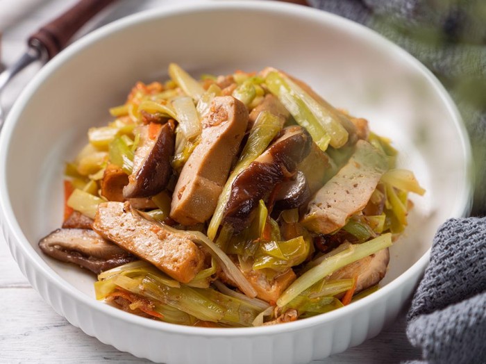 Resep Tumis Tahu Daun Bawang