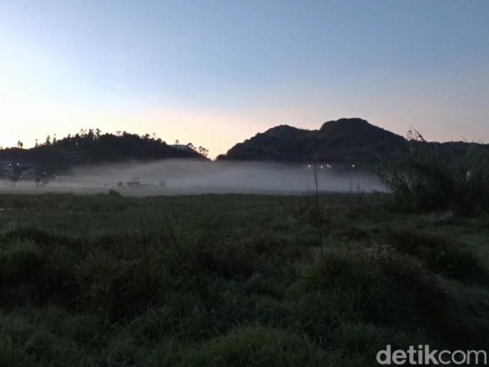 Suhu udara di Dieng pagi ini turun hingga minus 1 derajat Celsius, Kamis (30/6/2022).