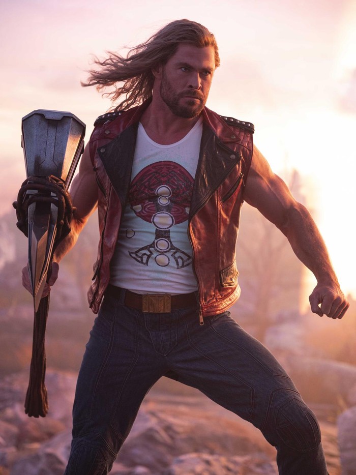 Chris Hemsworth as Thor in Marvel Studios THOR: LOVE AND THUNDER. Photo by Jasin Boland. ©Marvel Studios 2022. All Rights Reserved.