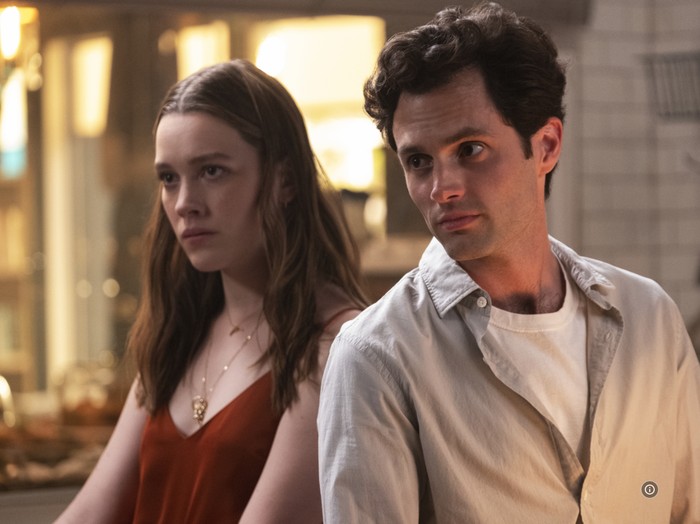 Cuplikan adegan di serial You (2018) yang tayang di Netflix.