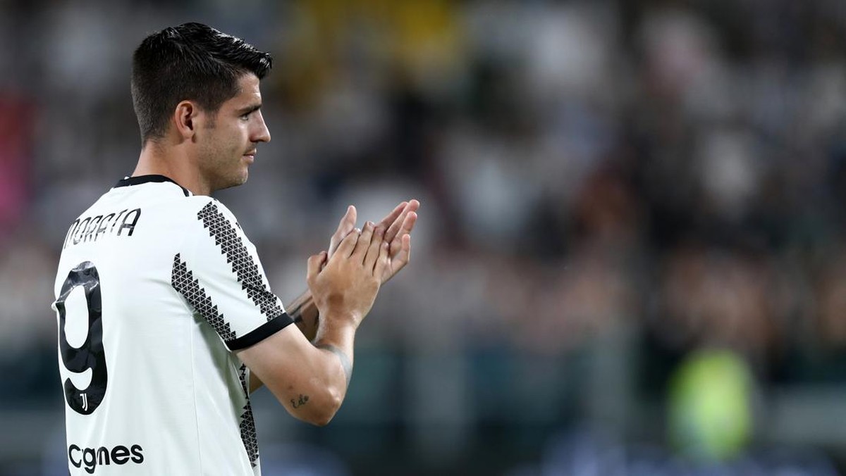 Alvaro Morata masih menjadi pilihan utama Juventus. (Foto: DeFodi Images via Getty Images/DeFodi Images)